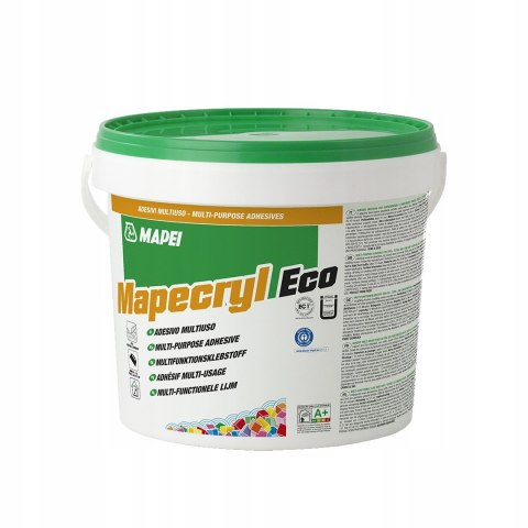 MAPEI MAPECRYL ECO 5 KG. DO WYKŁADZIN TEKSTYLNYCH