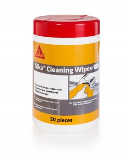 SIKA CLEANING WIPES-100 NAWILŻANE CHUSTECZKI MOCNO CZYSZCZĄCE 50 szt.