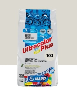 MAPEI FUGA CEM. ULTRACOLOR PLUS 103 KS.BIAŁY 5 KG